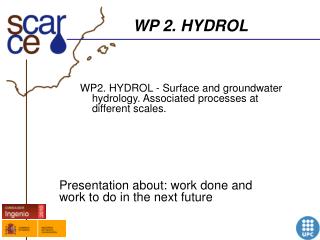 WP 2. HYDROL