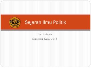 Sejarah Ilmu Politik