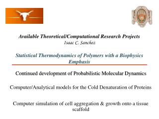 Continued development of Probabilistic Molecular Dynamics
