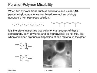 Polymer-Polymer Miscibility