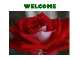 WELCOME