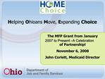 Helping Ohioans Move, Expanding Choice