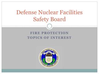 Defense Nuclear Facilities Safety Board