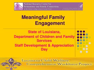 Meaningful Family Engagement