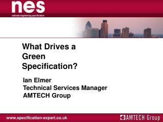 Ian Elmer Technical Services Manager AMTECH Group