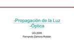 -Propagaci n de la Luz - ptica