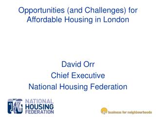 Opportunities (and Challenges) for Affordable Housing in London