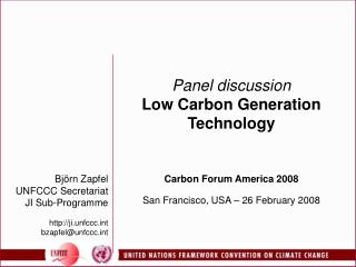 Clean Development Mechanism (CDM)