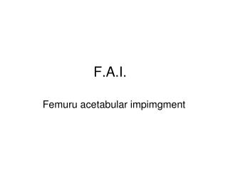 F.A.I.
