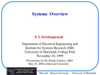 Systems Overview