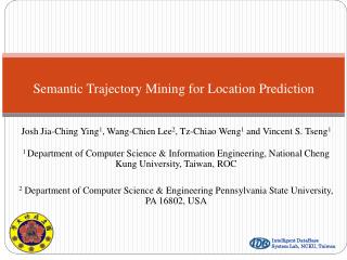 Semantic Trajectory Mining for Location Prediction