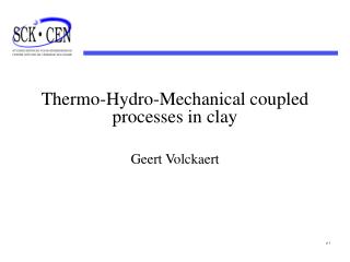 Thermo-Hydro-Mechanical coupled processes in clay