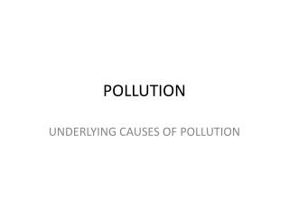 POLLUTION