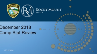 December 2018 Comp Stat Review