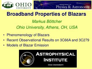 Broadband Properties of Blazars