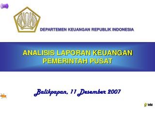 ANALISIS LAPORAN KEUANGAN PEMERINTAH PUSAT