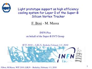 F. Bosi - M. Massa INFN-Pisa on behalf of the Super-B SVT Group