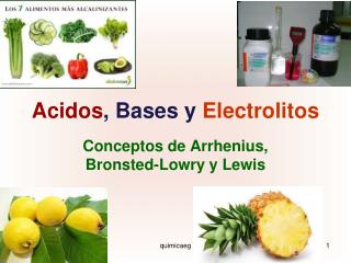 Acidos , Bases y Electrolitos