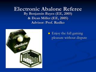 Electronic Abalone Referee