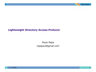 Lightweight Directory Access Protocol