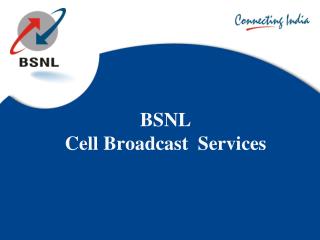 BSNL Cell Broadcast Services