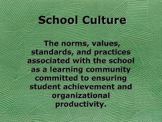 School Culture