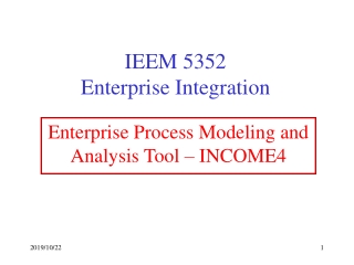 IEEM 5352 Enterprise Integration