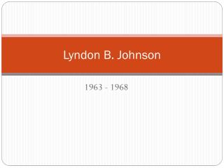 Lyndon B. Johnson