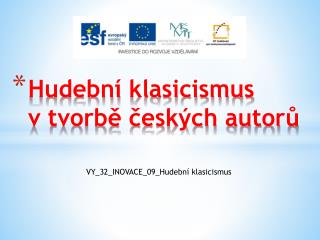 Hudební klasicismus v tvorbě českých autorů