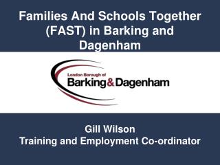 Families And Schools Together (FAST) in Barking and Dagenham