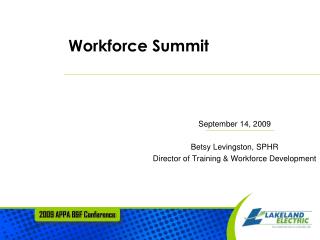 Workforce Summit