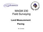 MAGM 230 Field Surveying