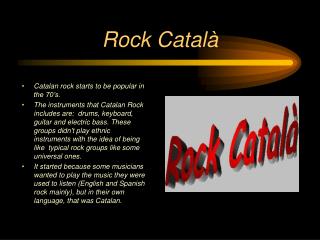 Rock Català