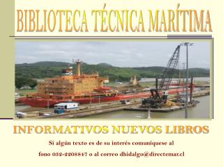 BIBLIOTECA TÉCNICA MARÍTIMA