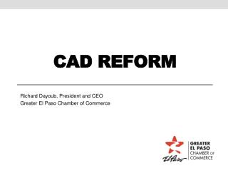 CAD REFORM