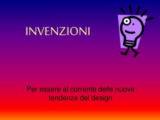 INVENZIONI