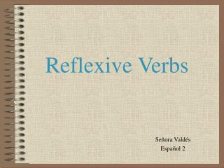 Reflexive Verbs