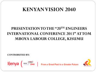 KENYAN VISION 2040