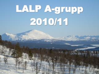 LALP A-grupp 2010/11