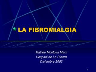 LA FIBROMIALGIA