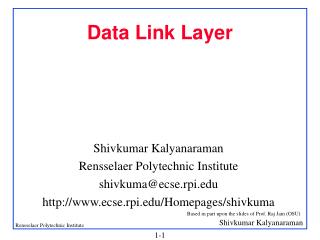 Data Link Layer