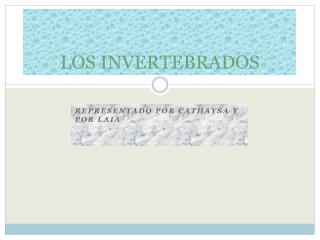 LOS INVERTEBRADOS