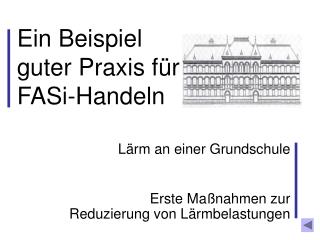 Ein Beispiel guter Praxis für FASi-Handeln