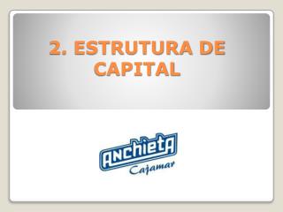 2. ESTRUTURA DE CAPITAL