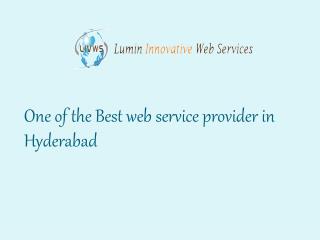 The Best Web Service Providers in Hyderabad