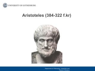 Aristoteles (384-322 f.kr)