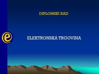 ELEKTRONSKA TRGOVINA