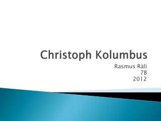 Christoph Kolumbus