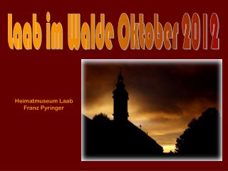 Laab im Walde Oktober 2012