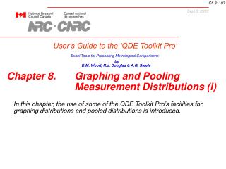 User’s Guide to the ‘QDE Toolkit Pro’